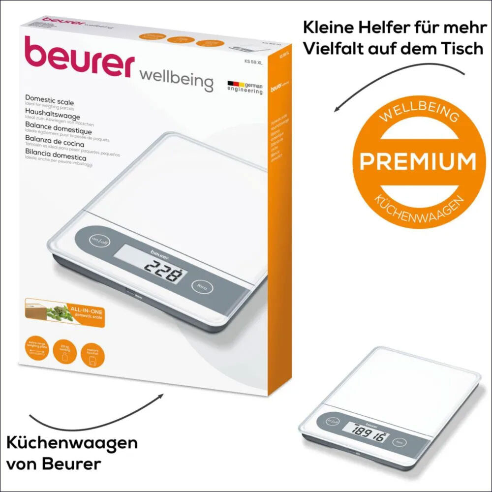 Beurer KS 59 Haushaltswaage XXL.