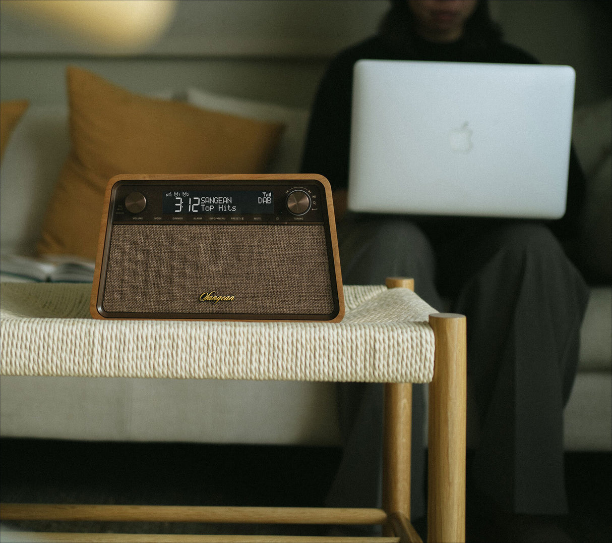 Sangean WR-201D Soundsystem.