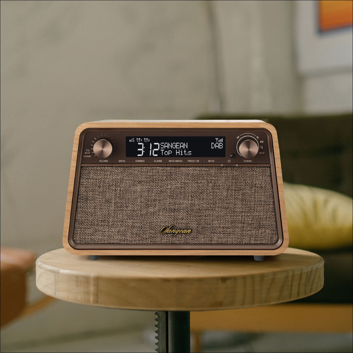 Sangean WR-201D Soundsystem.