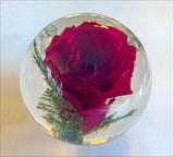 Briefbeschwerer Rose