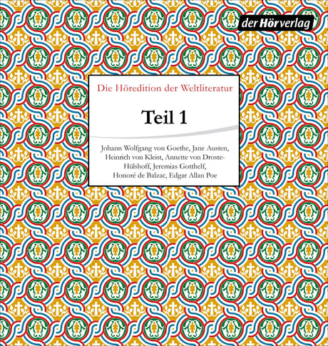 Buchcover mit buntem, ornamentalem Muster aus Kreisen, Ankern und Linien, zentral ein weißes Feld mit Titel und Autoren.