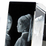 Mädchen mit Perlenohrring. Glas-Objekt phenolux Artline.