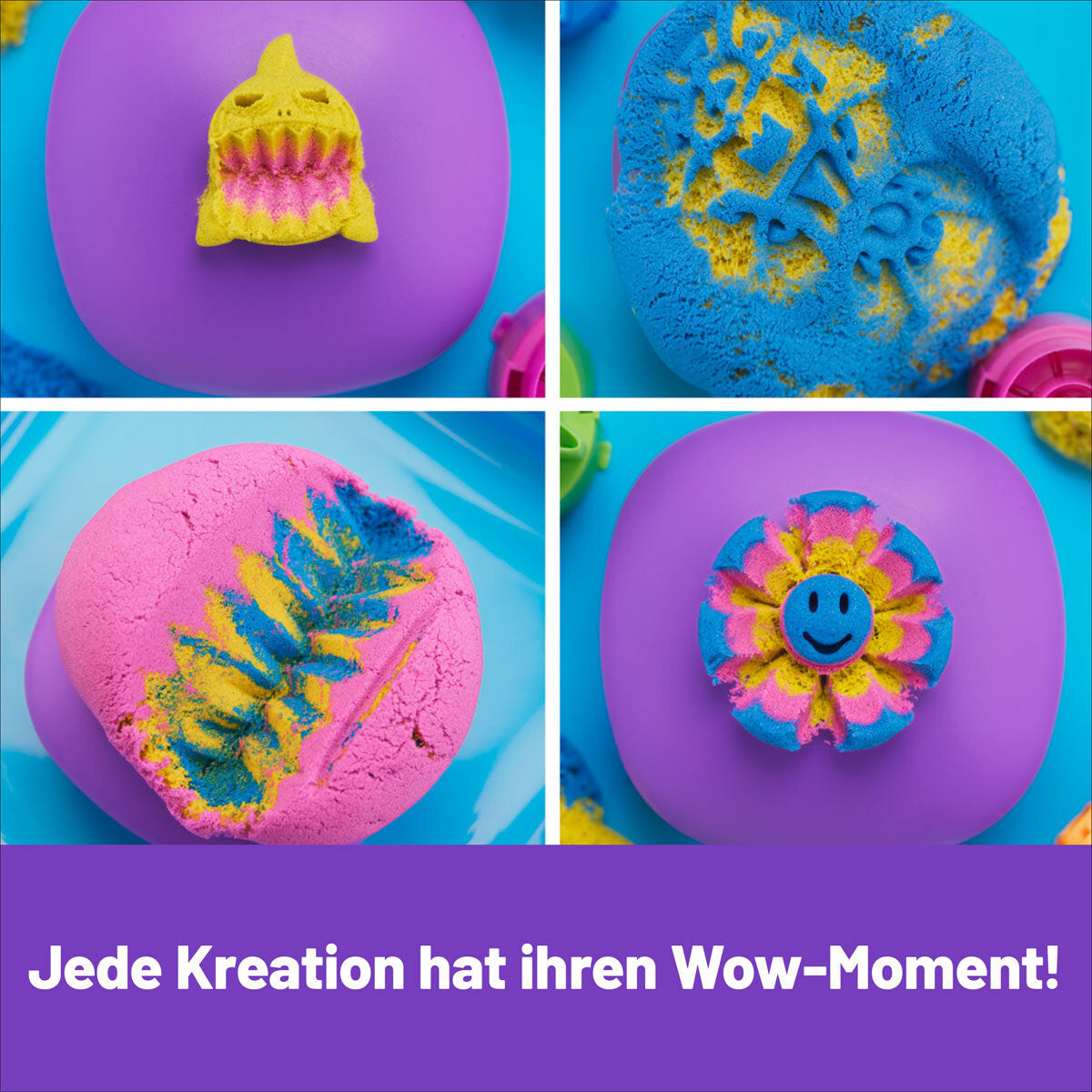 Kinetic Sand. Squishy Spielset Farbe