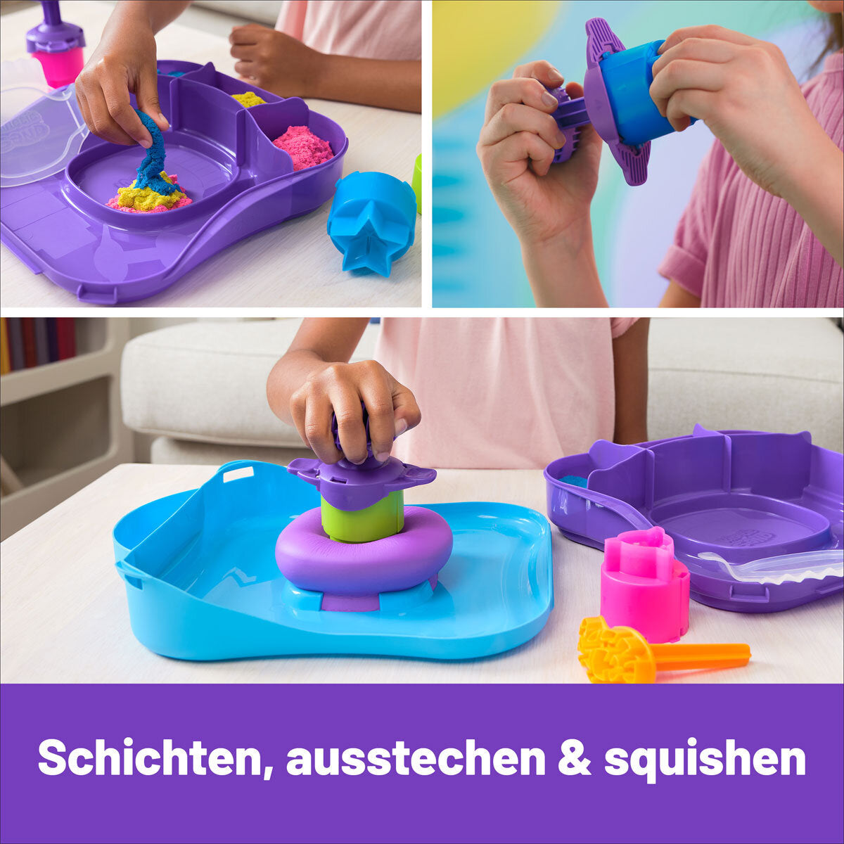 Kinetic Sand. Squishy Spielset Farbe