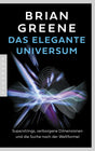 Buchcover mit digitalem, buntem Wellen- und Netzgraphik, Titel "Das elegante Universum" und Untertitel.