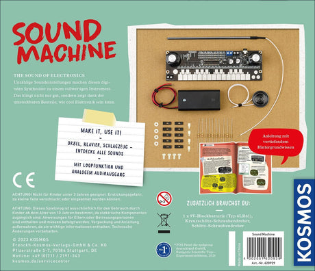 Sound-Maschine mit elektronischen Komponenten, Batterie, Lautsprecher