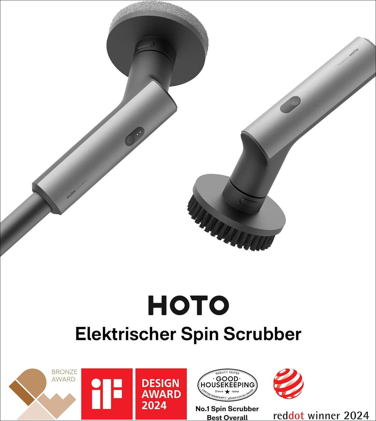 HOTO Elektrische Reinigungsbürste.