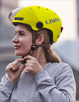 Livall L23  Visierhelm gelb (Größe M 54-58 cm)