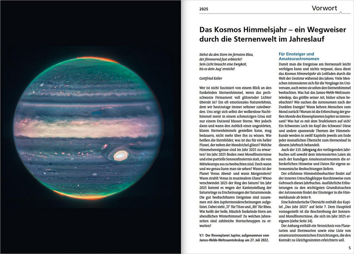 Kosmos Himmelsjahr 2026.