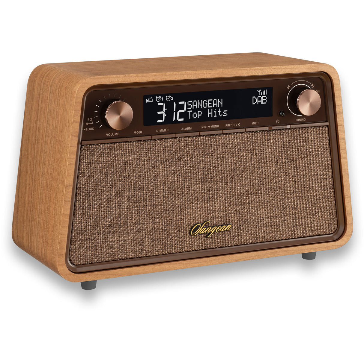 Sangean WR-201D Soundsystem.